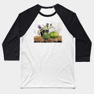 Still Life with Squashes and Thistles Baseball T-Shirt